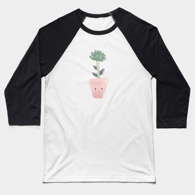 Cactus 1 Baseball T-Shirt by Mydrawingsz